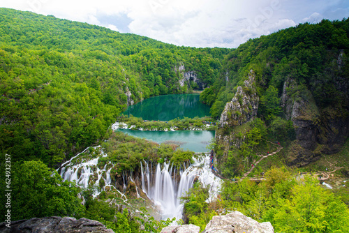 Fototapeta Naklejka Na Ścianę i Meble -  Plitvice lakes croatia
