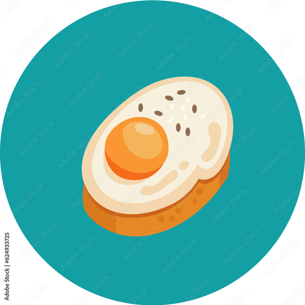 Fototapeta premium Food Icon Sticker