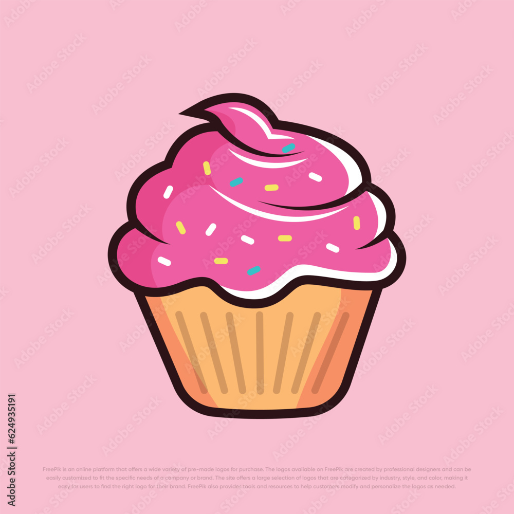 Cupcake Logo Design Cupcake Logo Design