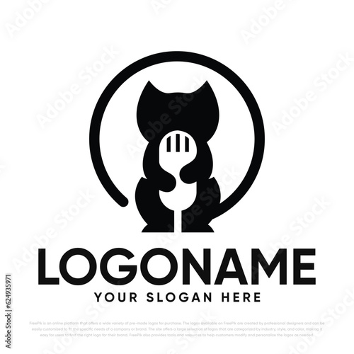 Cat Podcast Logo Design