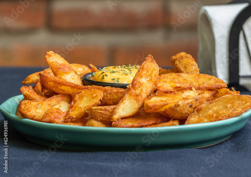 Papas gajo con queso 2