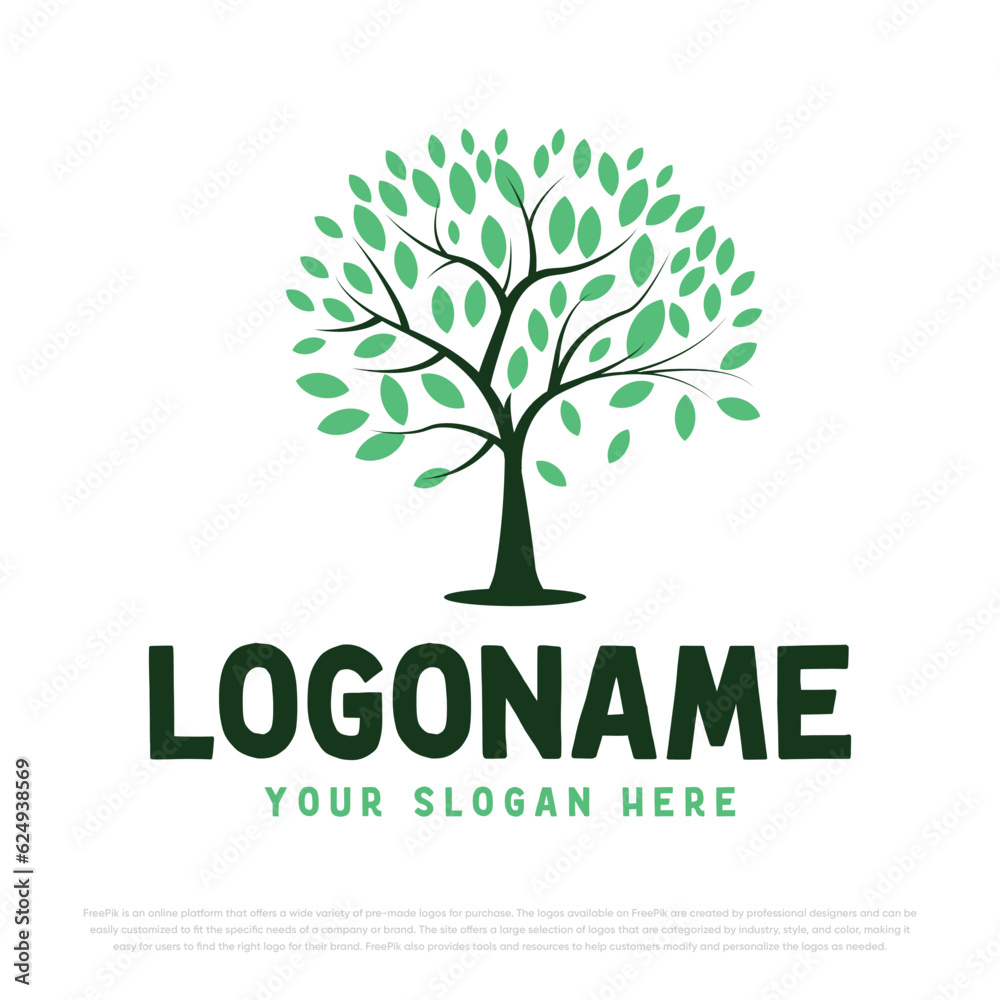 Obraz premium Tree Logo Design