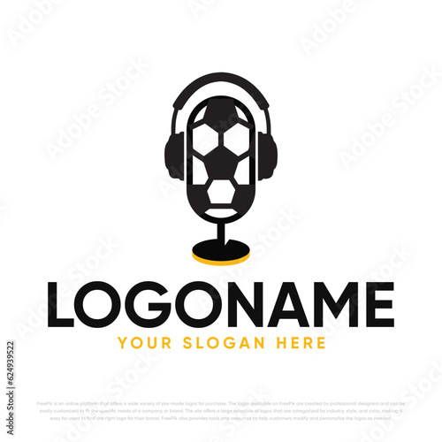 Football Podcast Logo Design