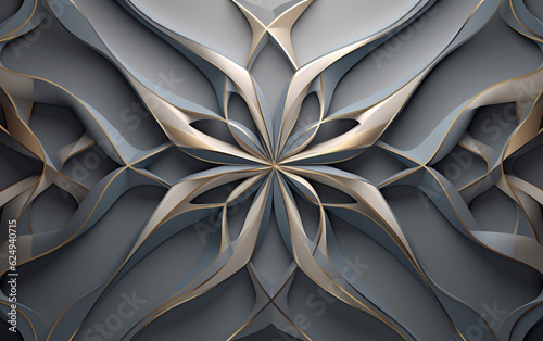 Wallpaper Mural Arabic pattern background. Islamic ornament. Geometric 3d shape. Texture arabian traditional motif Torontodigital.ca