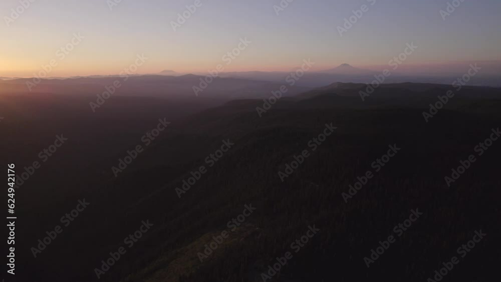 Hazy Mountains on the Horizon