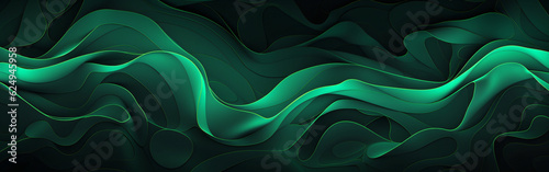 some topology dense votanic abstract poster background pattern, green on black background, subdued color p2 photo