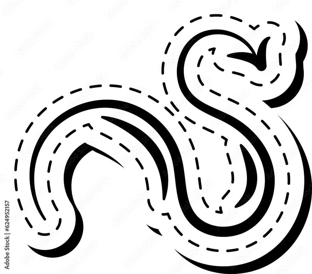 Naklejka premium black and white arrow sticker