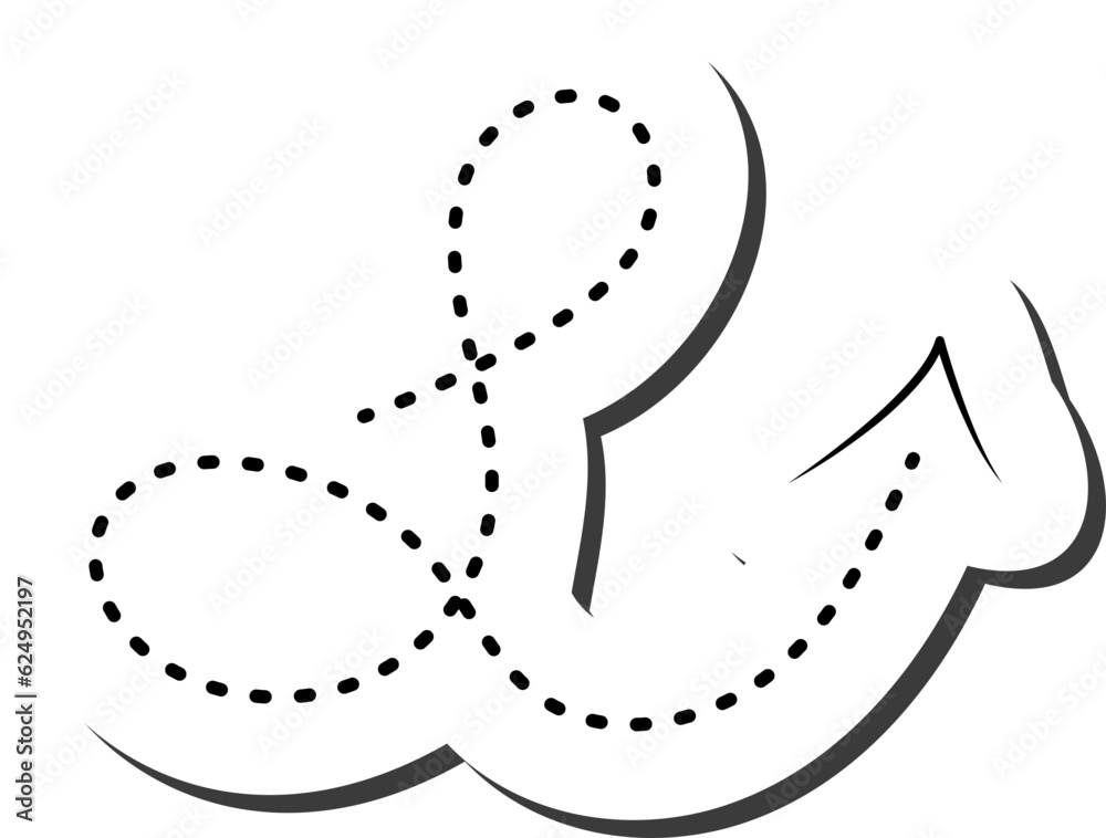 black and white arrow sticker black and white arrow sticker