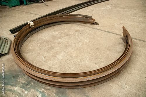 curved steel