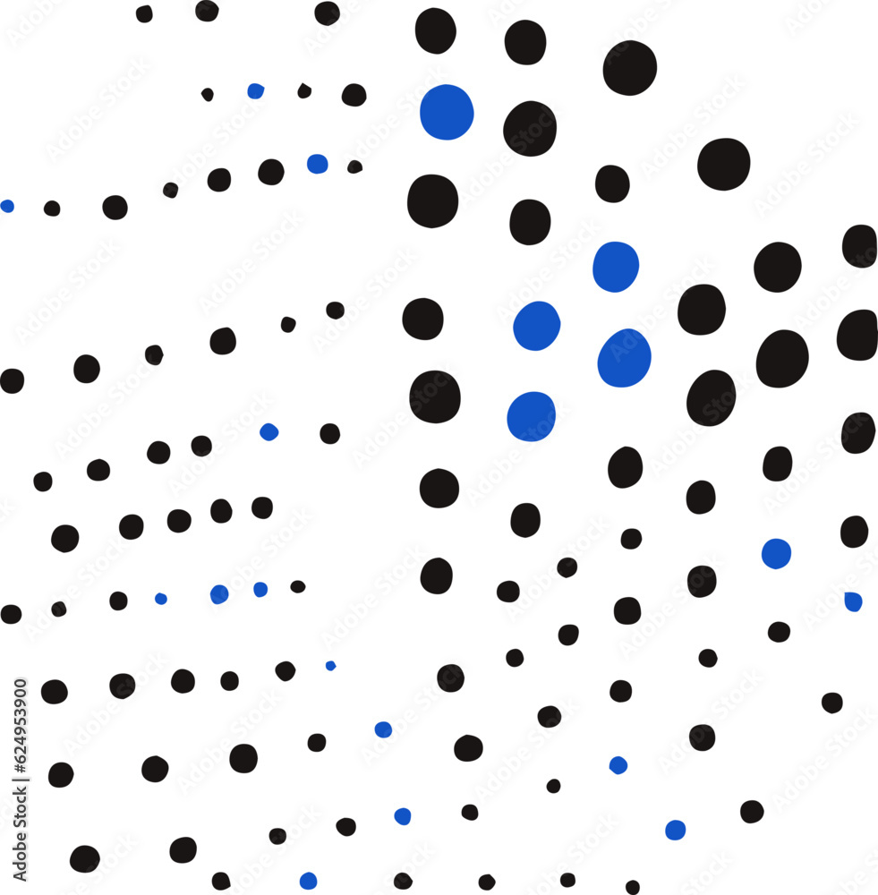 Pattern with dots. Vector background