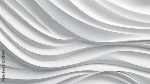 White abstract texture, white waves, background