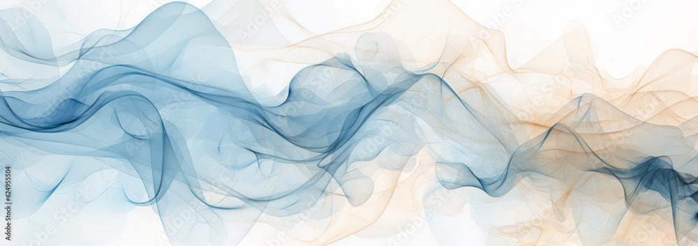 Obraz premium Smoke as panorama background texture