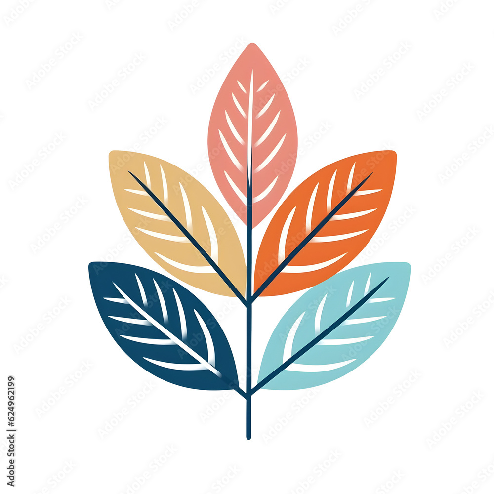 set of simple hand drawn autumn leaves isolated on transparent background in uniform style set of simple hand drawn autumn leaves isolated on transparent background in uniform style