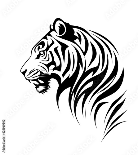 Tribal Tiger Vector
