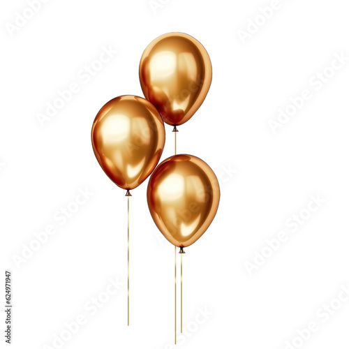 Balloons golden festive metallic gold balloon party celebration