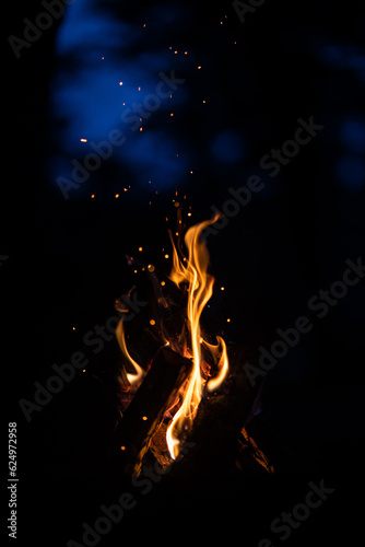 Campfire Burning 