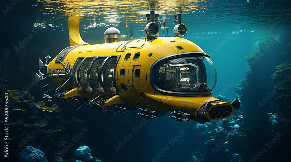 Submarine underwater Submarine underwater