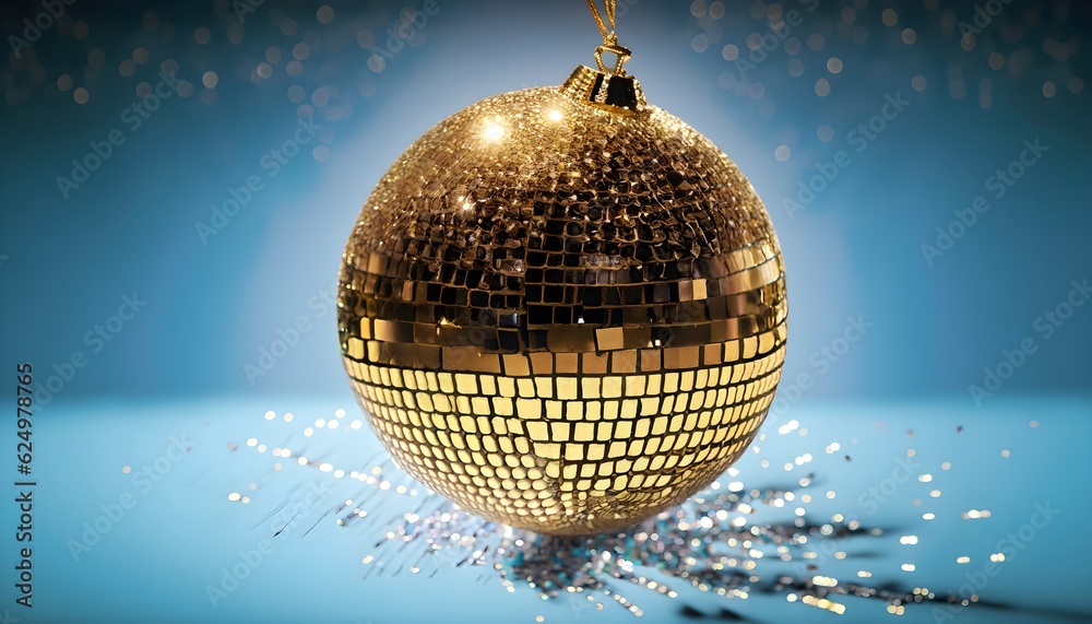 Obraz premium disco ball,AI generated