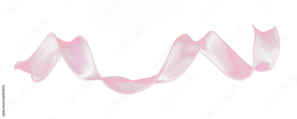 Red rose ribbon long straight fly in air with curve roll shiny. Red yellow ribbon for present gift birthday party to wrap around decorate, curl curve long straight. Black background isolated Red rose ribbon long straight fly in air with curve roll shiny. Red yellow ribbon for present gift birthday party to wrap around decorate, curl curve long straight. Black background isolated