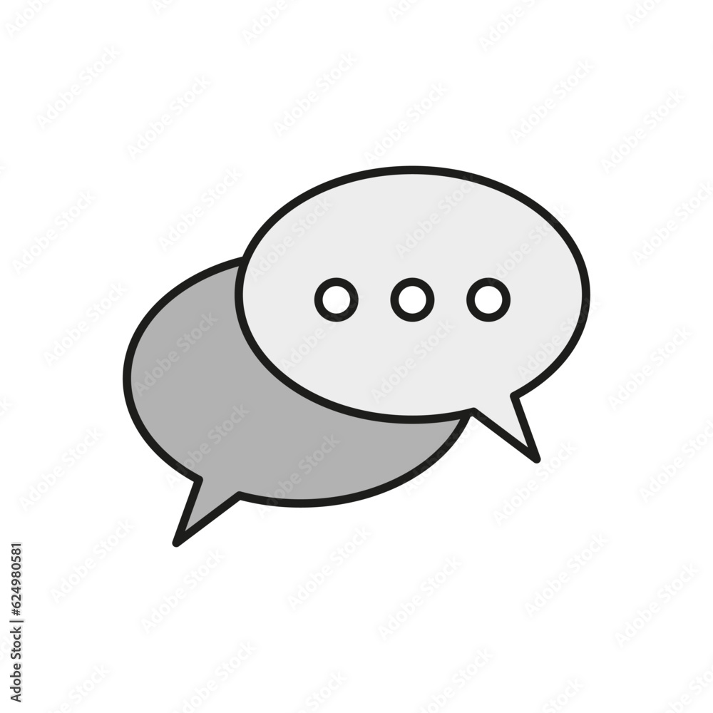 Comment icon. Speech bubble symbol. Conversation icon. Vector illustration. EPS 10. Comment icon. Speech bubble symbol. Conversation icon. Vector illustration. EPS 10.
