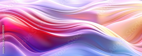 Abstract Dynamic Spectrum of Colors Abstract Background  Colorful luxury wave silk Holographic Neon Fluid Waves