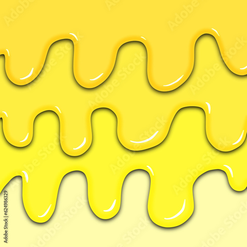 3D yellow background