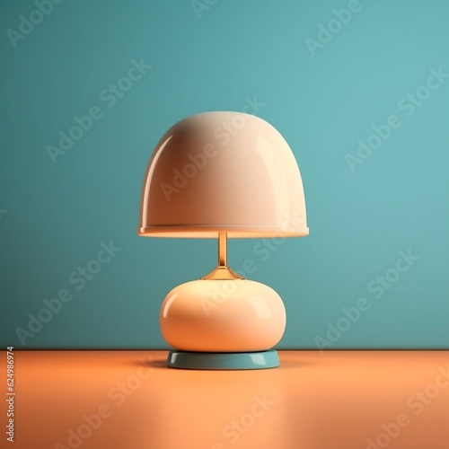 Night lamp bedroom decoration, AI Generated