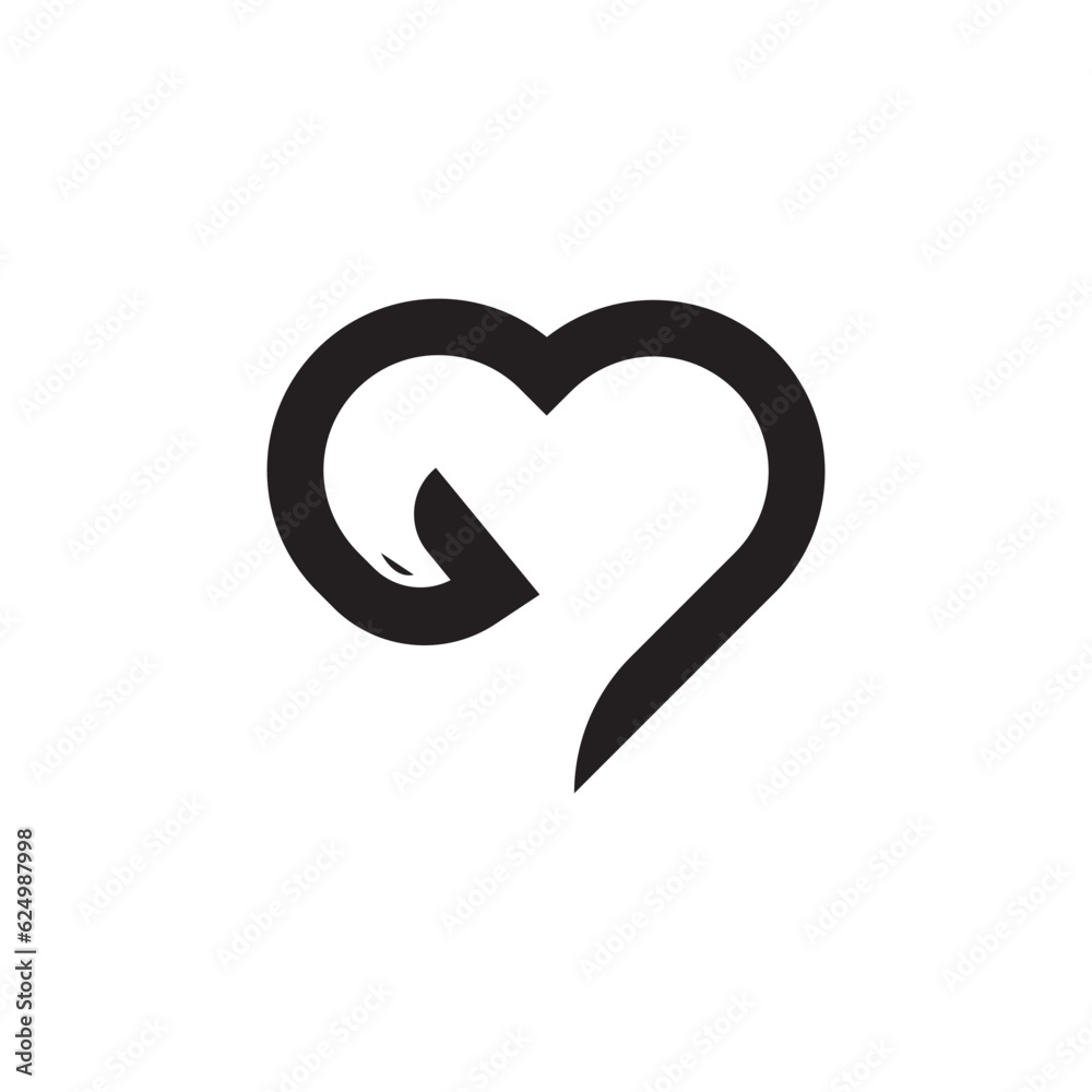 eagle or snake love hearth logo. eagle or snake love hearth logo.