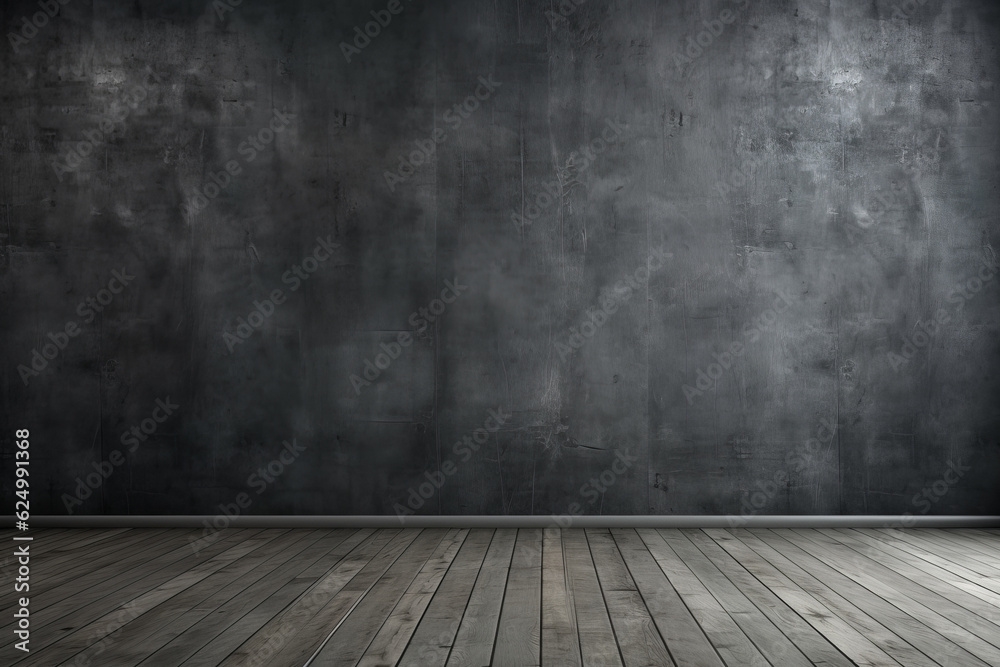 Texture of old gray concrete wall for dark background