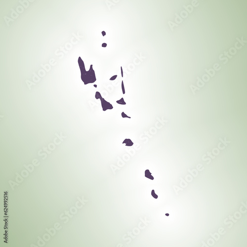 Vanuatu shape on gradient background. Country map with scratch texture. Vanuatu vibrant poster. Attractive vector illustration.