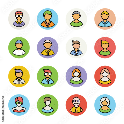 Avatar Vector Icons 

