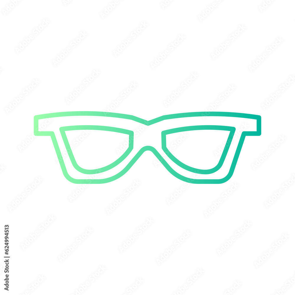 glasses gradient icon glasses gradient icon