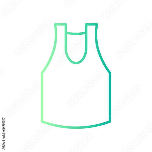 tank top gradient icon