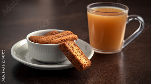 coffee and cookies HD 8K wallpaper Stock Photographic Image 