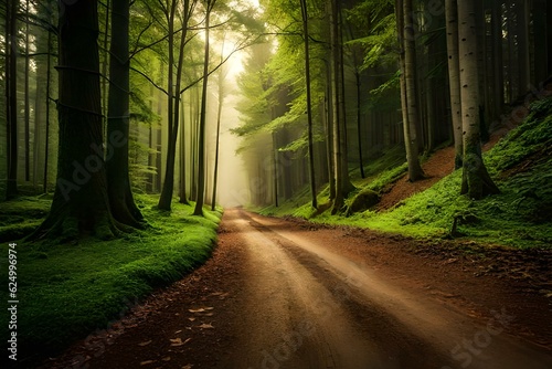 road in the forest