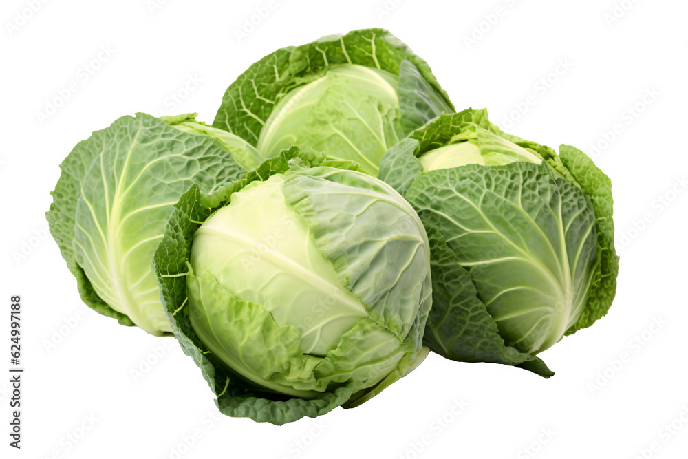 Fototapeta premium cabbage isolated on white background