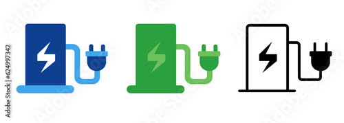 charging station for car charge electric vehicle icon symbol sign
