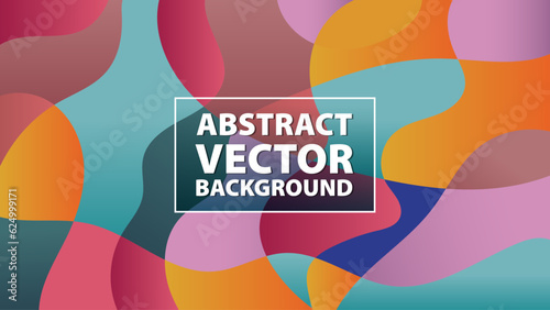 Abstract color background art illustration. Vector design layout for banner, flyer, poster and invitation presentation. eps10.