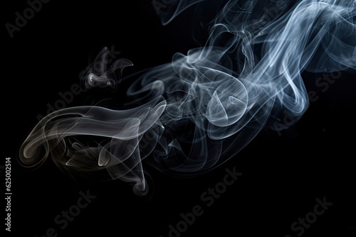 smoke on black backgrounds