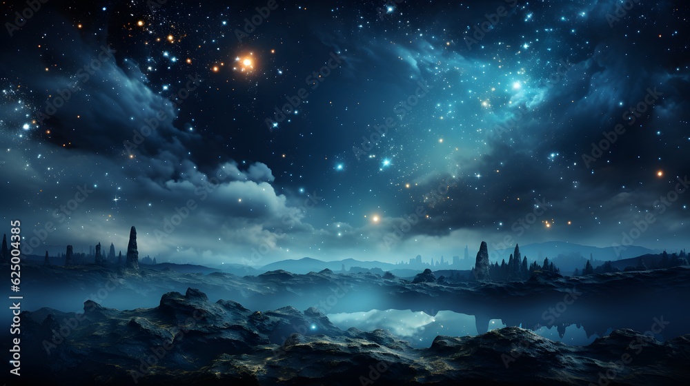 Celestial Whispers: Secrets of the Galaxies. Generated AI. Celestial Whispers: Secrets of the Galaxies. Generated AI.