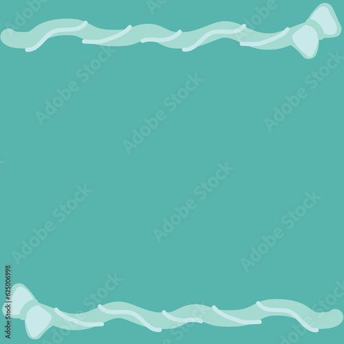 Underwater world background with blue color