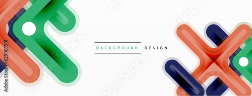 Minimal geometric background cross line. Design for wallpaper, banner, background, landing page, wall art, invitation, prints, posters