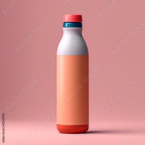Clay ceramic bottles for decoration, AI Generated