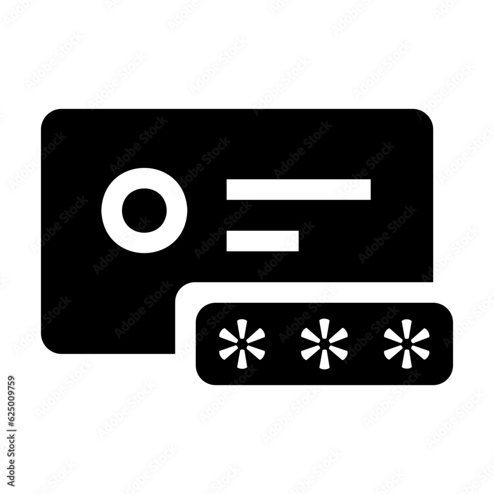 Obraz premium password icon