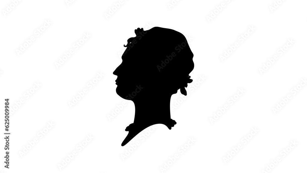Jane Austen silhouette