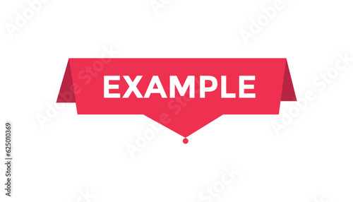 Example button web banner templates. Vector Illustration
