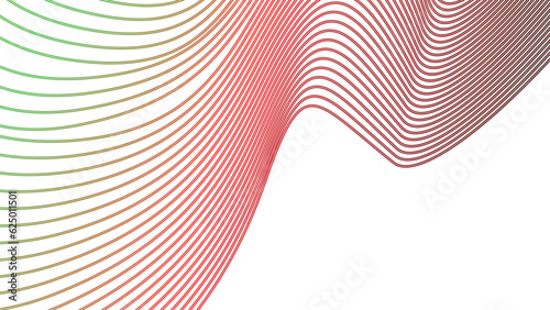 black red white green abstract tech wavy lines gradient background 