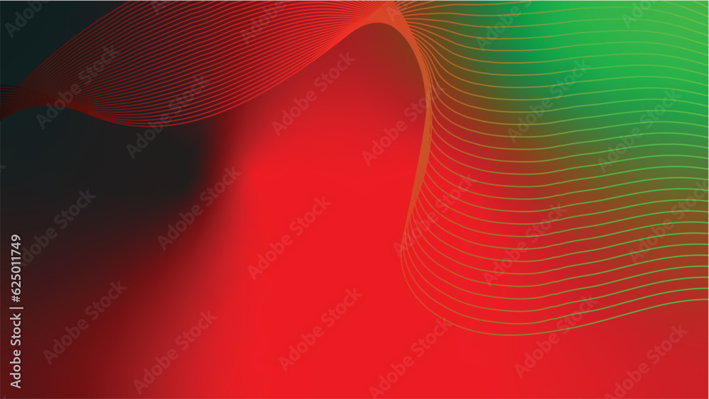 black red white green abstract tech wavy lines gradient background black red white green abstract tech wavy lines gradient background
