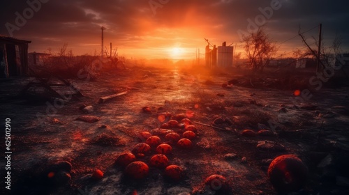 Ethereal Horizons: Captivating Beauty of Nature's Skyline, generative AI