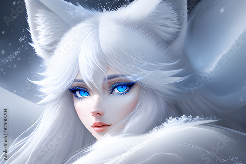 queen of winter. Generative AI